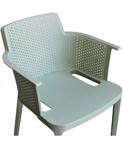 Cosma Poltrona Cathy Verde Menta Impilabile in Polipropilene 60x58 cm