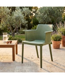 Cosma Poltrona Cathy Verde in Polipropilene 60x58x76,5 cm Impilabile