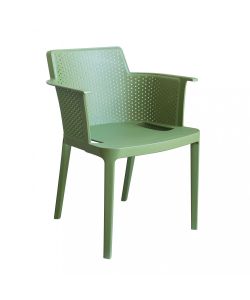 Cosma Poltrona Cathy Verde in Polipropilene 60x58x76,5 cm Impilabile