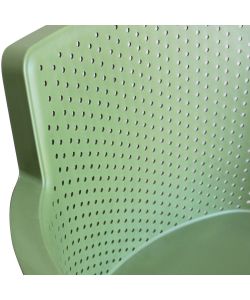 Cosma Poltrona Cathy Verde in Polipropilene 60x58x76,5 cm Impilabile