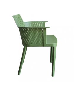 Cosma Poltrona Cathy Verde in Polipropilene 60x58x76,5 cm Impilabile