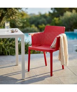 Cosma Poltrona Cathy in Polipropilene Rosso 60x58x76.5 cm Impilabile