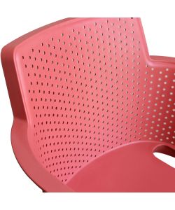 Cosma Poltrona Cathy in Polipropilene Rosso 60x58x76.5 cm Impilabile