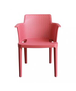 Cosma Poltrona Cathy in Polipropilene Rosso 60x58x76.5 cm Impilabile