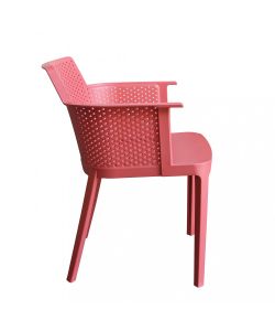 Cosma Poltrona Cathy in Polipropilene Rosso 60x58x76.5 cm Impilabile
