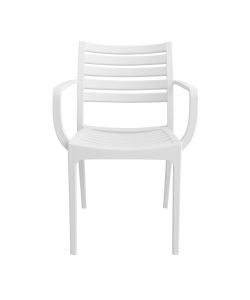 Cosma Poltrona Eveline Bianco Impilabile in Polipropilene 58.5x55.2 cm