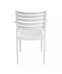 Cosma Poltrona Eveline Bianco Impilabile in Polipropilene 58.5x55.2 cm