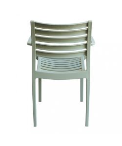 Cosma Poltrona Eveline in Polipropilene Verde Chiaro Impilabile 58.5x55.2x84cm