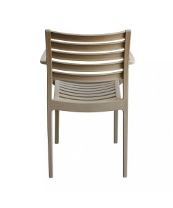 Cosma Poltrona Eveline Tortora in Polipropilene Impilabile 58.5x55.2x84cm