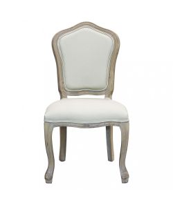 Cosma Sedia Charlene Beige in Tessuto Legno 52x50x100 cm Senza Braccioli