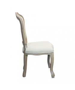 Cosma Sedia Charlene Beige in Tessuto Legno 52x50x100 cm Senza Braccioli