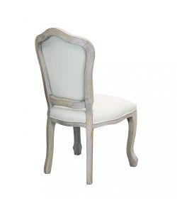Cosma Sedia Charlene Beige in Tessuto Legno 52x50x100 cm Senza Braccioli