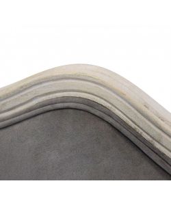 Cosma Sedia in Velluto Taupe 52x50x100 cm Senza Braccioli Legno