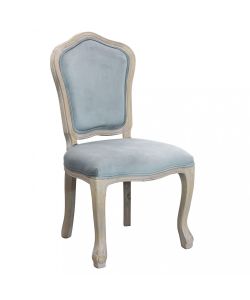 Cosma Sedia Charlene Velluto Grigio Senza Braccioli 52x50x100 h