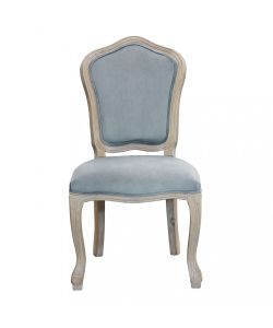 Cosma Sedia Charlene Velluto Grigio Senza Braccioli 52x50x100 h
