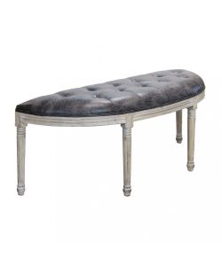 Cosma Panca Margi Ecopelle Vintage Grigio 125x45x48 cm Taupe