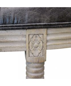 Cosma Panca Margi Ecopelle Vintage Grigio 125x45x48 cm Taupe