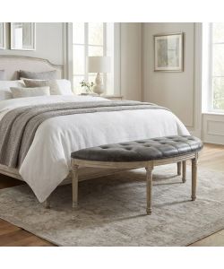 Cosma Panca Margi Ecopelle Vintage Grigio 125x45x48 cm Taupe