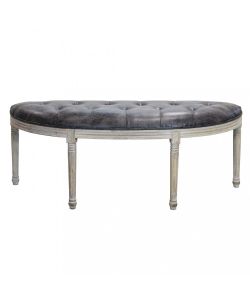 Cosma Panca Margi Ecopelle Vintage Grigio 125x45x48 cm Taupe