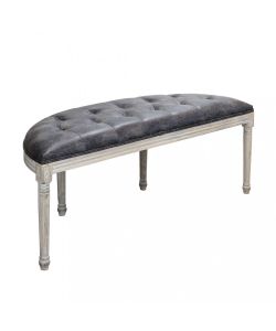 Cosma Panca Margi Ecopelle Vintage Grigio 125x45x48 cm Taupe