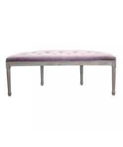 Cosma Panca Margi in Velluto Rosa 125x45x48 cm - Seduta Interna Elegante