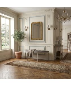 Cosma Panchina Margi in Velluto Marrone 125x45x48 cm per Interni