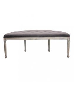 Cosma Panchina Margi in Velluto Marrone 125x45x48 cm per Interni