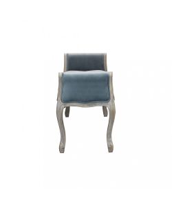 Cosma Panca Madelyn in Velluto Grigio 113x48x45/60 cm in Legno