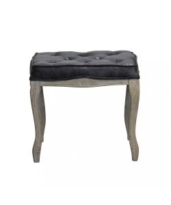 Cosma Sgabello Marly Ecopelle Grigio Vintage 50x36x47 cm Legno