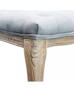 Cosma Panche Misty Velluto Grigio 110x36x47 cm - Arredo Interno Moderne