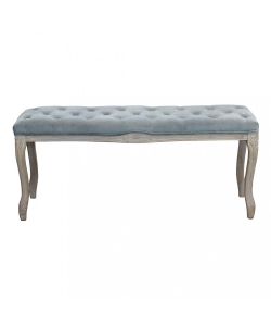 Cosma Panche Misty Velluto Grigio 110x36x47 cm - Arredo Interno Moderne