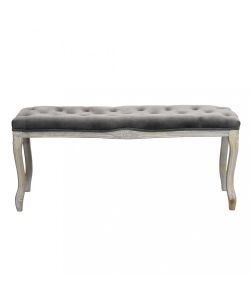 Cosma Panca Misty in Velluto Taupe 110x36x47 cm - Seduta Interna Legno
