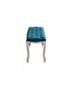 Cosma Panca Misty Velluto Blu 110x36x47 cm per Soggiorno