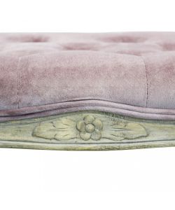 Cosma Panca Misty Velluto Rosa 110x36x47 cm Stile Vintage