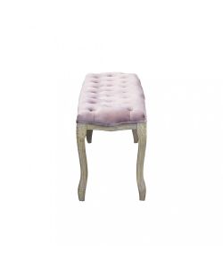 Cosma Panca Misty Velluto Rosa 110x36x47 cm Stile Vintage