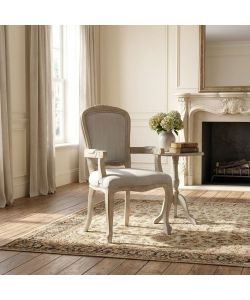 Cosma Poltrona Romy Grigia in Tessuto con Braccioli 57x57x90 cm