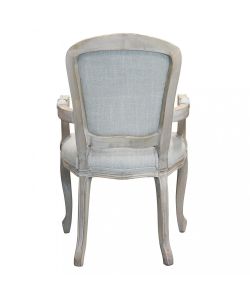 Cosma Poltrona Romy Grigia in Tessuto con Braccioli 57x57x90 cm