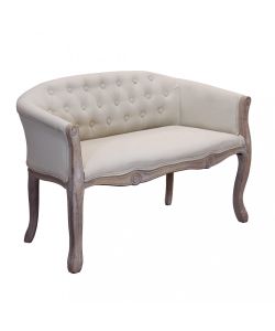 Cosma Divano Coleman Beige in Tessuto e Legno cm 107x61x70 h
