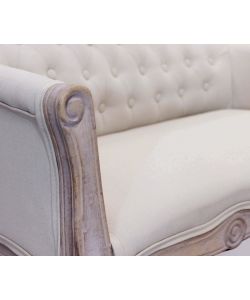 Cosma Divano Coleman Beige in Tessuto e Legno cm 107x61x70 h