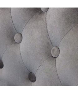 Cosma Divano 2 Posti Moderno Velluto Taupe 107x61x70 cm Soggiorno
