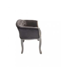Cosma Divano 2 Posti Moderno Velluto Taupe 107x61x70 cm Soggiorno