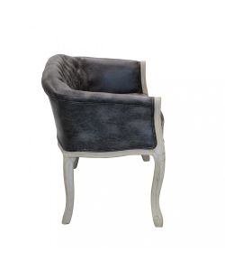 Cosma Divano 2 Posti Ecopelle Grigio Scuro 107x61x70 cm Soggiorno