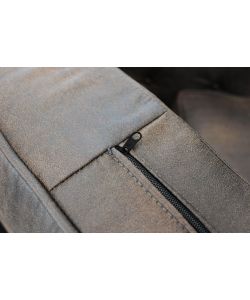 Cosma Divano 2 Posti Chesterfield Ecopelle Vintage Marrone 152 cm