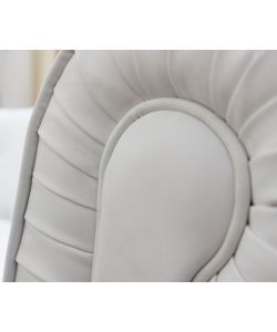 Cosma Divano 2 Posti Chesterfield Ecopelle Bianco 152x74x82 cm