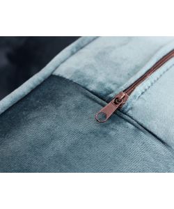 Cosma Divano Chesterfield 3 posti Blu 197x74 cm