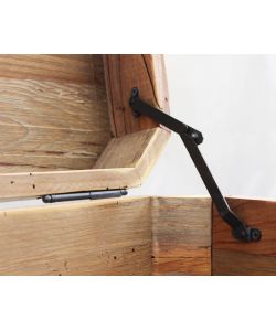 Cosma Baule in legno di pino riciclato Marrone 52x48x55 cm