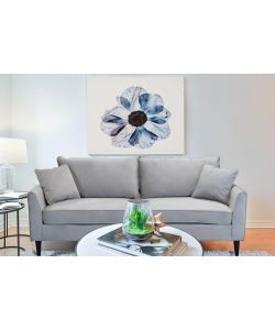 Cosma Divano 3 Posti Velluto Tortora 196x83x89 cm Moderno Soggiorno
