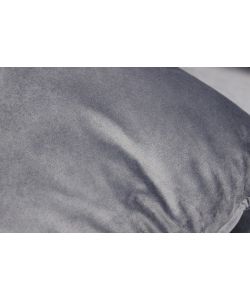 Cosma Divano 3 Posti Moderno in Velluto Grigio Chiaro 196x83x89 cm