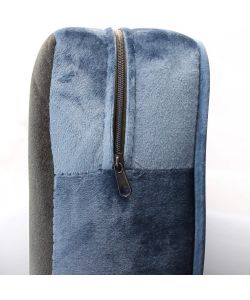 Cosma Divano 3 Posti in Velluto Blu 196x81x89 cm per Soggiorno