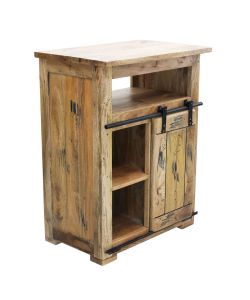 Cosma Mobile Soggiorno Zacharias in Legno di Mango Marrone 70x45x90 cm